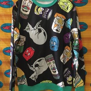 Moss Clothing Crewneck Sweatshirt Mens L